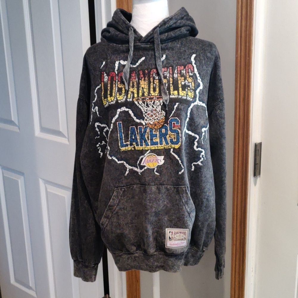 Mitchell&Ness Los Angeles Lakers vintage Hardwood classics size medium hoodie
